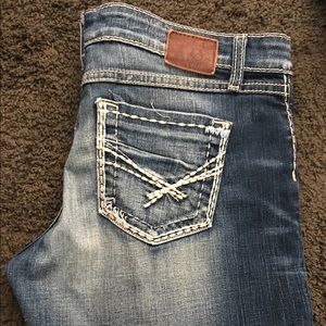 BKE denim “Telney’” stretch Shorts